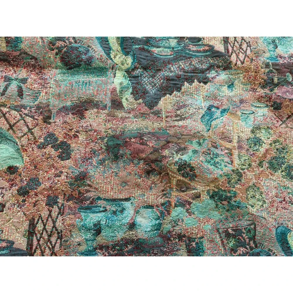 Vintage Romantic Scene French Country Tapestry Woven 26